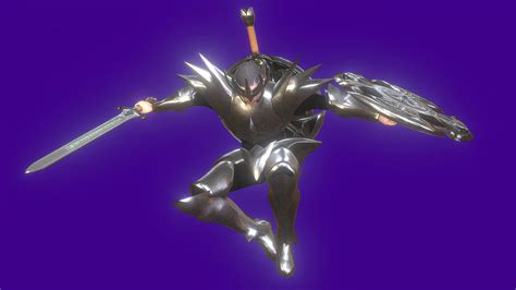 Low Poly Animated Dark Knight - Free 3D Model by stonelion7