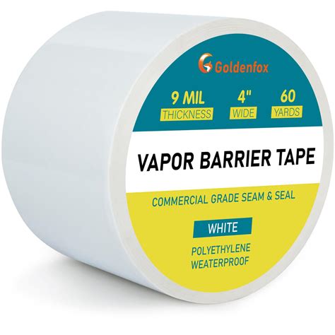 Mua Goldenfox Vapor Barrier Tape, 9 Mil White Polyethylene Moisture and ...