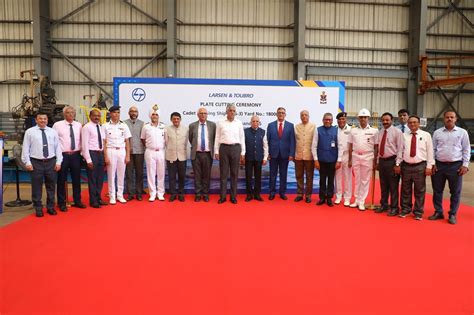 मेसर्स एलएंडटी शिपयार्ड, कट्टुपल्ली में तीसरे कैडेट प्रशिक्षण जहाज ...