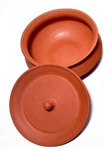 vsudhev Organic Clay Crafts Clay Handi for Cooking/Clay Handi/MItti ...