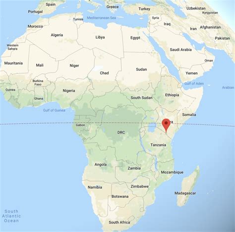 Kilimanjaro Mapa Africa 8 Days Mt Kilimanjaro