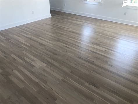 Refinishing Solid White Oak Floors and Stairway - Atlantic Beach
