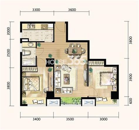 79平方米三房两厅卧室壁纸更衣室装修效果图_太平洋家居网图库
