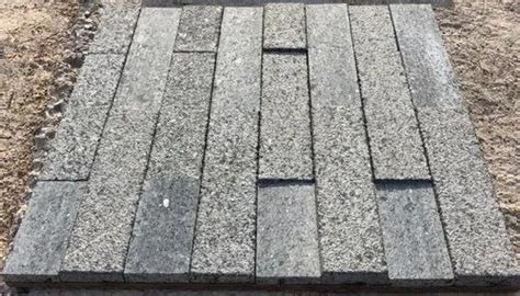 Stone Wall Cladding - Black Granite Chiseled Finish Wall Cladding ...