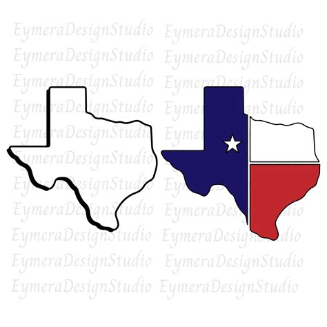 Texas Outline SVG Files,texas Cut Files, United States of America ...