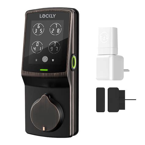 Lockly Secure PRO Venetian Bronze Smart Lock Electronic Deadbolt with ...