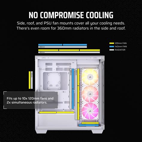 Buy Shop CORSAIR 3500X ARGB Tempered Glass Mid-Tower PC Case (White) at ...