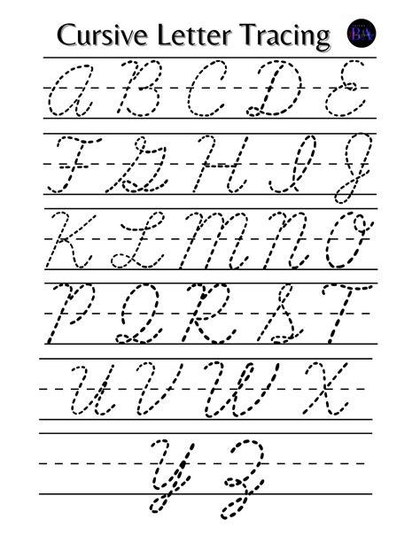 Cursive Letter Tracing Upper Case - Etsy | Cursive practice, Cursive ...