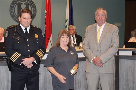 The Hazelwood City Council last night honored Dawn Watkins as she ...