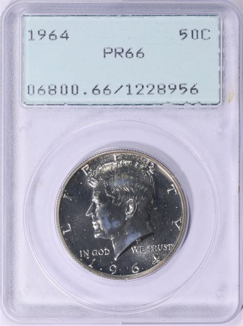 1964 Kennedy Half Dollar PCGS Proof-66 OGH (1st Gen) (Item 1876609 ...