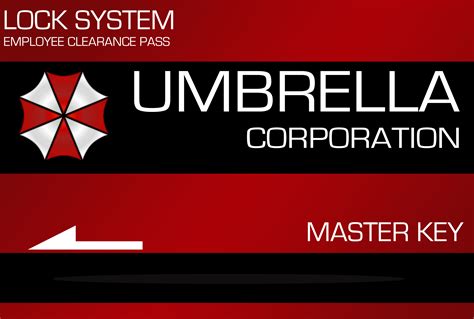 Resident Evil Umbrella Corp HD Master Key Wallpaper