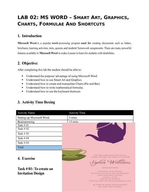 Image result for Word Module 2 Lab Project