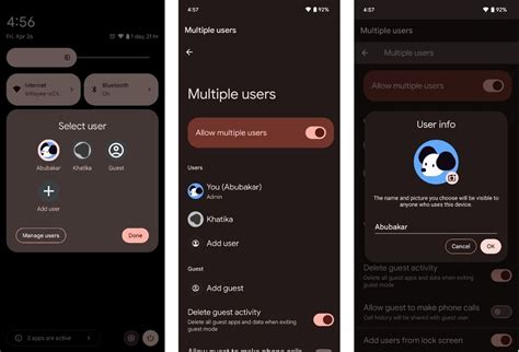 Image result for Multi-User Android 12