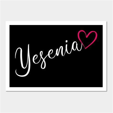 Yesenia name art print – Artofit