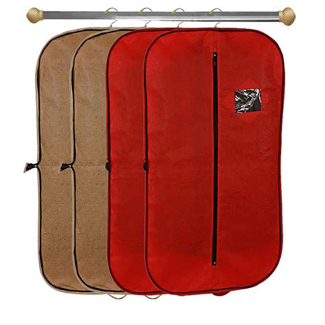 Kuber Industries Embossed Design 4 Pieces Foldable Non Woven Men's Coat ...