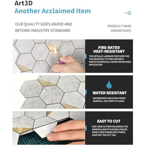 Art3d 10-Sheet Peel and Stick Backsplash for Kitchen India | Ubuy