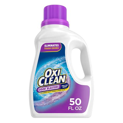 OxiClean Odor Blasters Odor & Stain Remover Laundry Booster, 50 oz ...