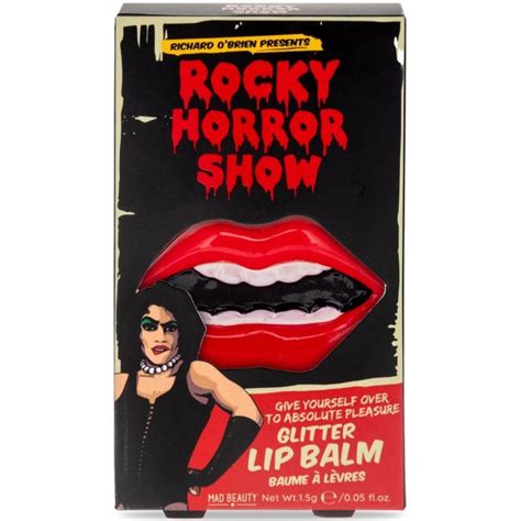 Rocky Horror Show Cherry Glitter Lip Balm by MadBeauty - RetroFestive.ca