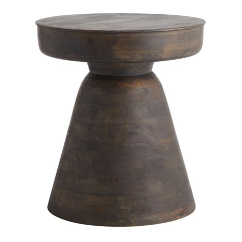 Dark Brown Wood Table | At Home