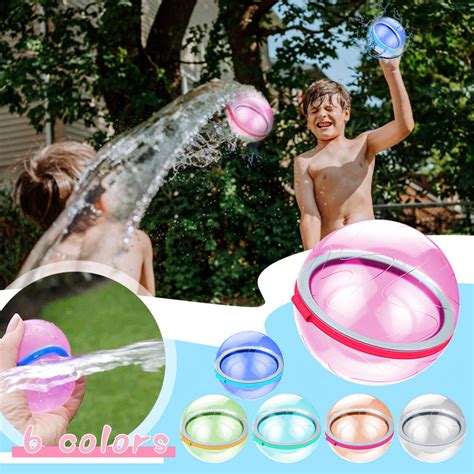 12× Splash Balls For Pool Refillable Water Balloons | Ubuy India