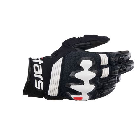 Alpinestars Halo Leather Black White Gloves