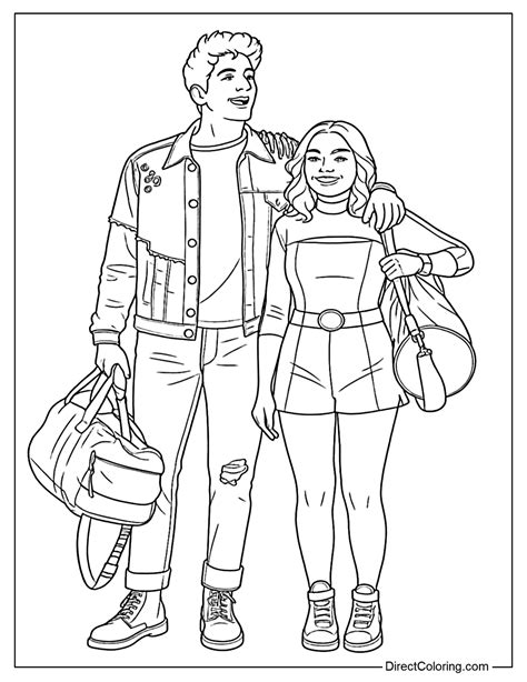 Zombies 4 Coloring Pages - Free PDF to Download and Print