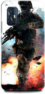 Inditex Back Cover for Vivo V17/ Army, Military, Soldier, IGI ...