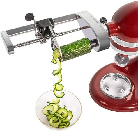KitchenAid Spiralizer Attachment+peeler+slicer+Core For 5/4.5/7/6/3.5 ...