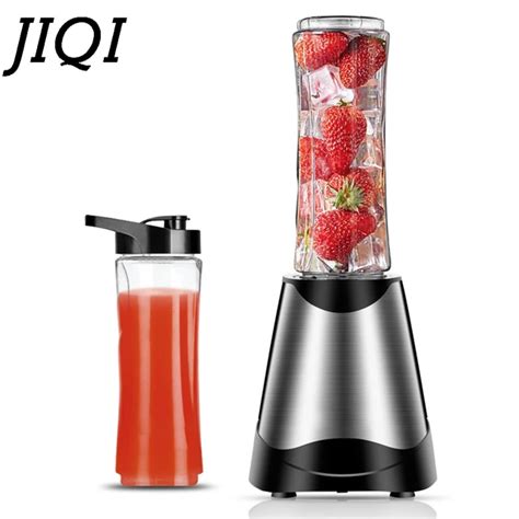JIQI Electric Juicer Multifunction Mini Portable Food Mixer Automatic ...