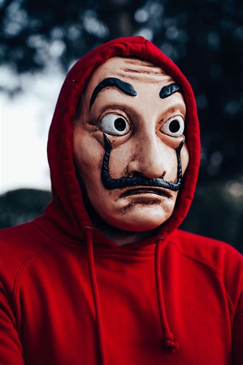 Money Heist Mask Salvador Dali Handmade Original From TV Show | Etsy
