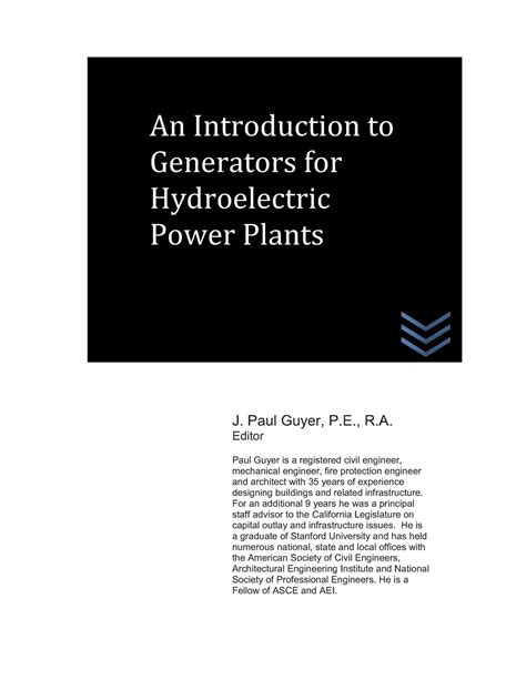 Buy An Introduction to Generators for Hydroelectric Power s (Dams and ...