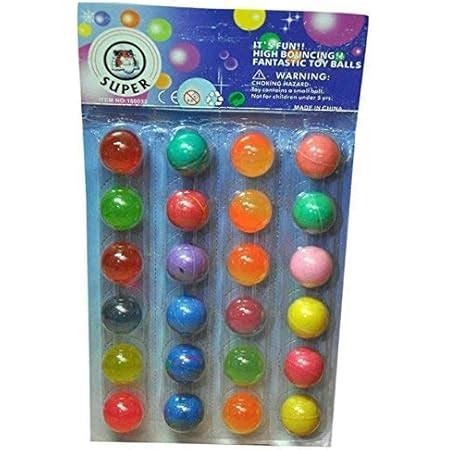 Khasala Brothers™ 24 ps Colorful Jumping Balls for Kids, Crazy Bouncy ...