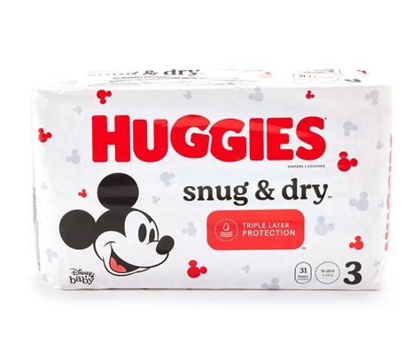 Huggies Huggies Snug & Dry Baby Diapers, Size 3, 31 Ct | Big Lots