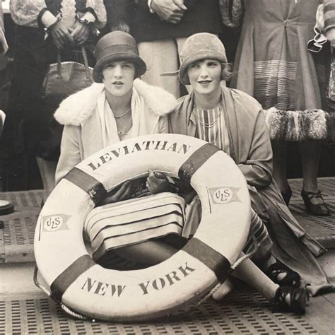 Unknown passengers aboard the SS Leviathan circa 1920s : r/TheWayWeWere