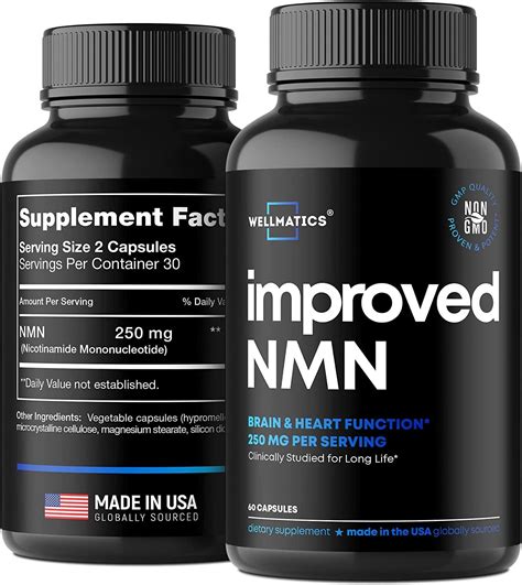 Buy NMN Supplement for Brain Boost, Energy Support & Fitness - Vegan ...