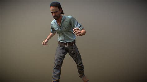 Rick Grimes (The Walking Dead) - 3D model by SanForge Studio (@SanForge ...