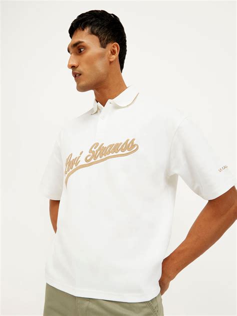 Men's Brand Logo Loose Fit Polo T-shirt – Levis India Store