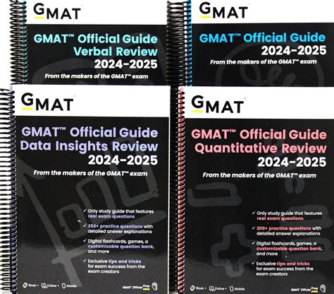 GMAT Official Guide 2024-2025 Bundle: Books + Online Question Bank ...