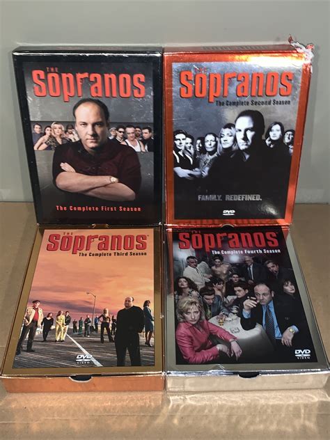 The Sopranos DVD Box Set Season 1 2 3 4 HBO | eBay UK