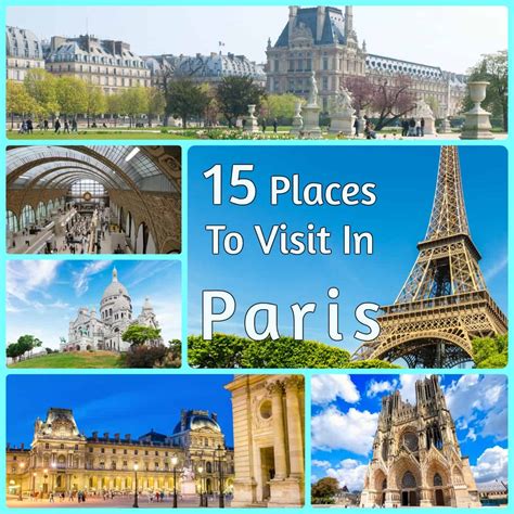 15 Places to Visit in Paris – the Complete Checklist including a map - Trip Memos