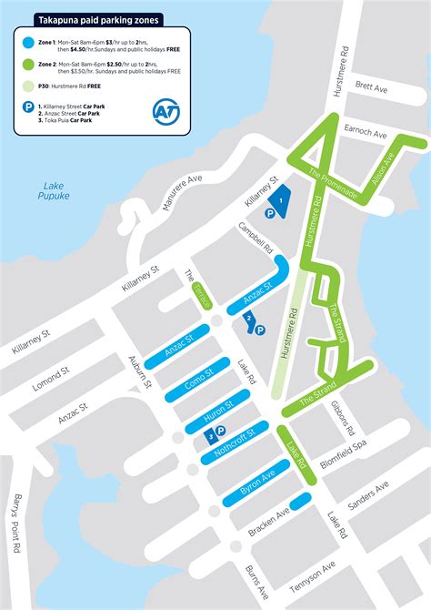 Paid on-street parking in Takapuna