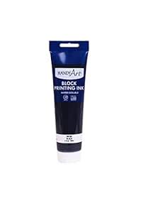 Handy Art 308-060 Water Soluble Block Printing Ink Tube, Black, 5-Ounce ...