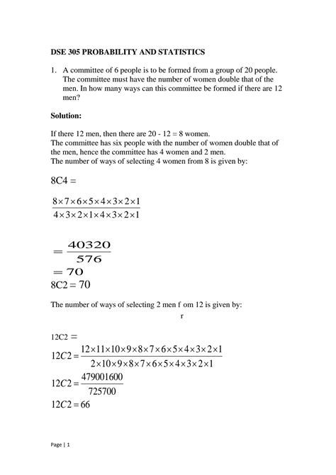 Probability and Statistics Problems 的图像结果