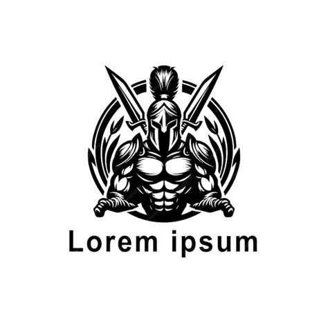 Vector warrior logo design | Premium Vector