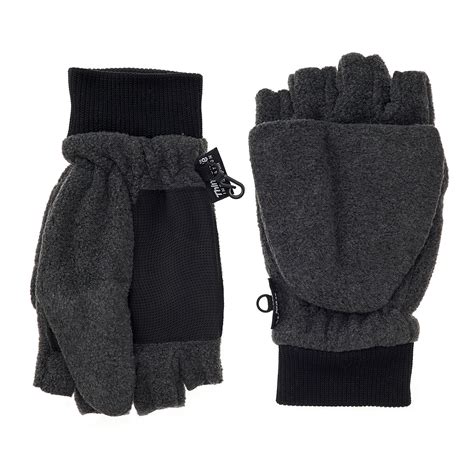 Men's Micro-Fleece Convertible Mittens | Mittens | Gloves-Online