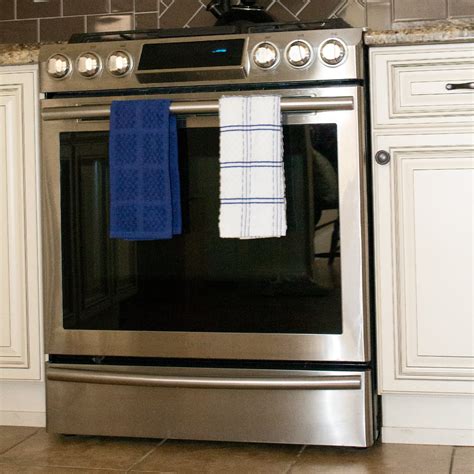 Buy Sloppy Chef Premier Kitchen Towels (Pack of 6), 15 x 25, Striped ...