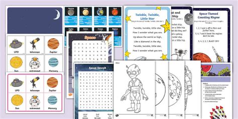 Space-Themed Whole School Wrap-Around Care Activity Pack