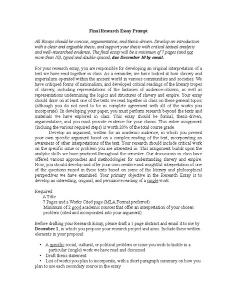 Image result for Research Essay Prompts