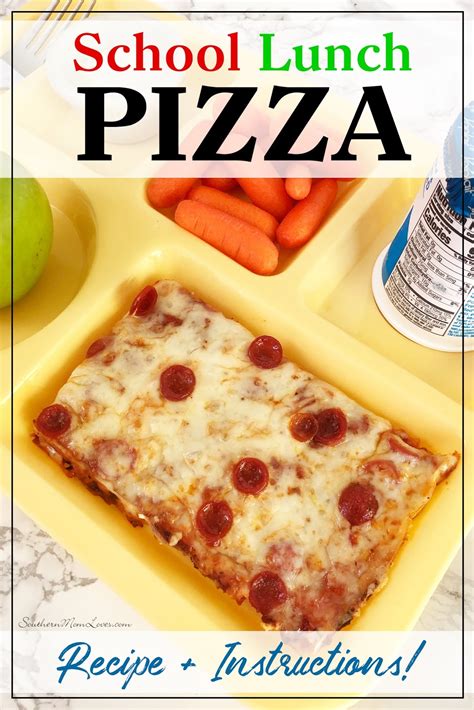 Southern Mom Loves: School Lunch Pizza Recipe!