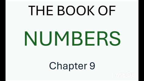 Image result for Numbers Chapter 9